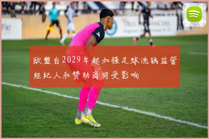 欧盟自2029年起加强足球洗钱监管经纪人和赞助商将受影响